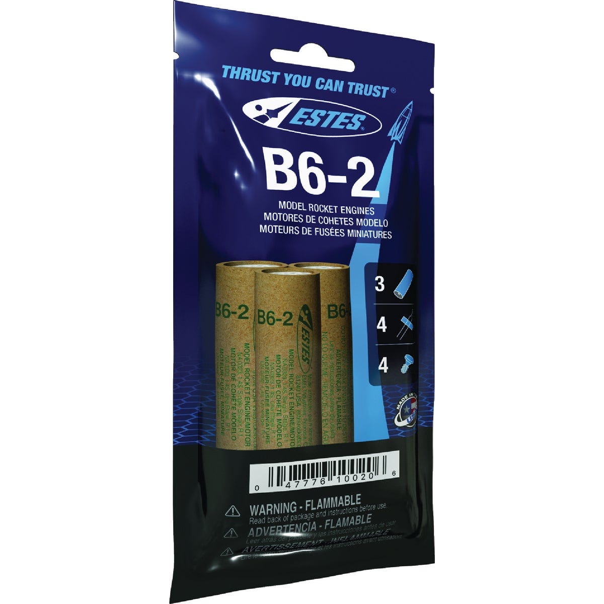 Estes B6-2 Model Rocket Engines