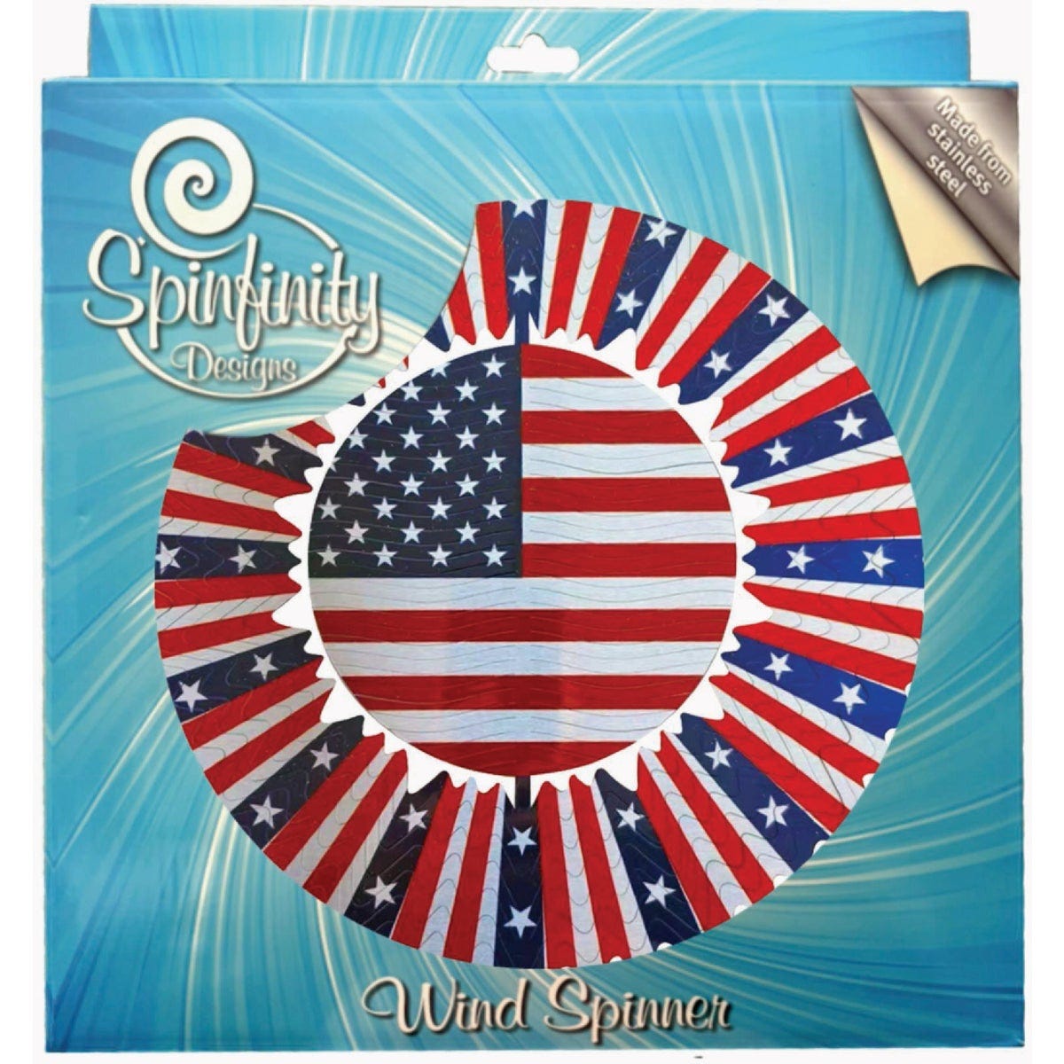 Spinfinity Designs Spiral US Flag Wind Spinner - photo 2 Spinfinity Designs Spiral US Flag Wind Spinner - photo 2