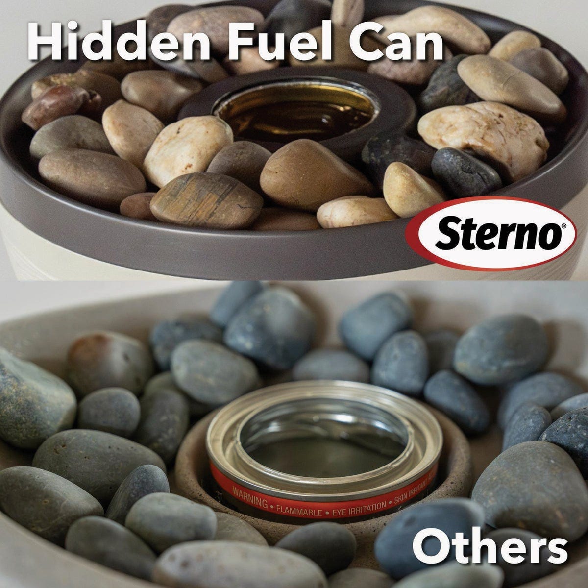 Sterno Medium Onyx with Black Lid Tabletop Fire Pit - photo 3 Sterno Medium Onyx with Black Lid Tabletop Fire Pit - photo 3