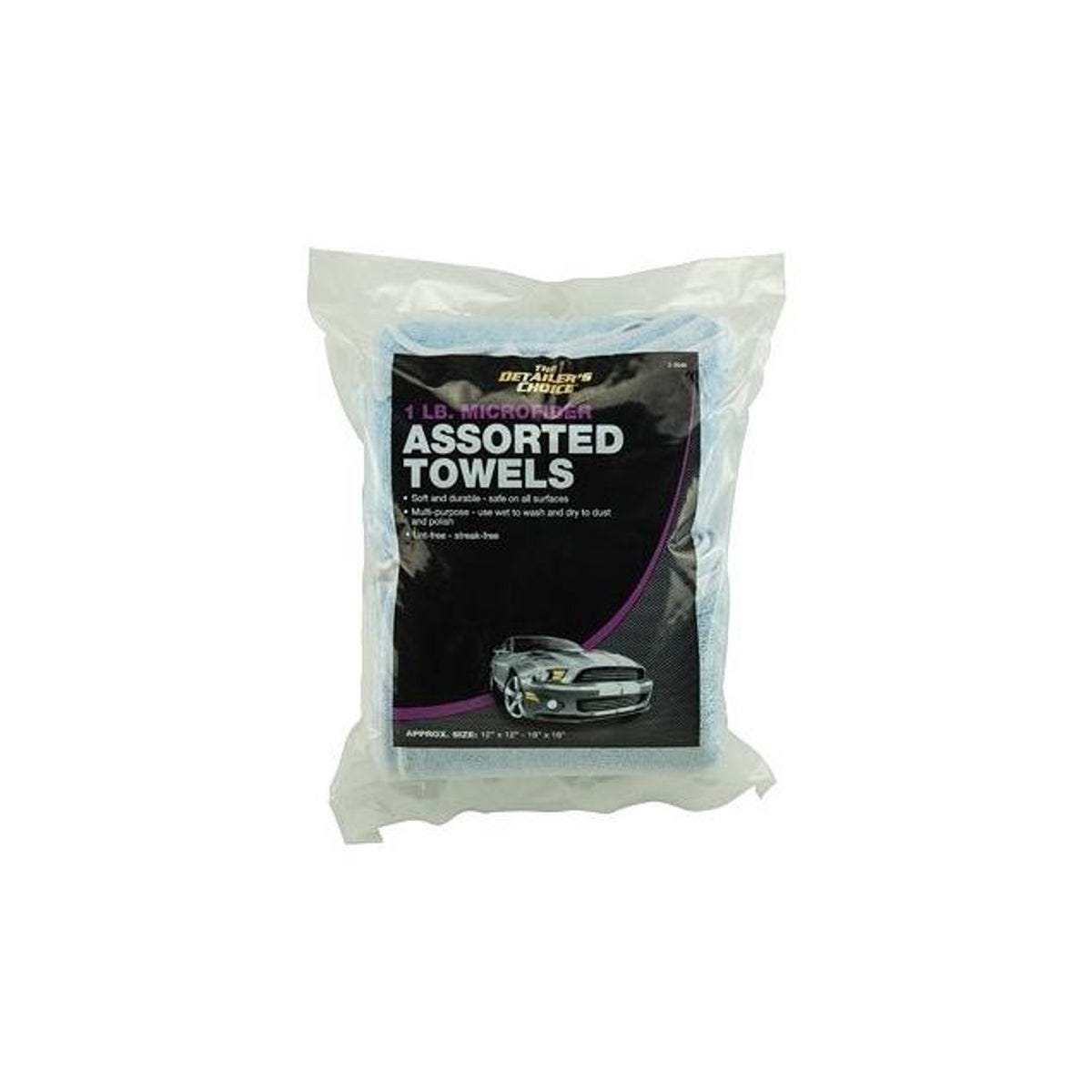 Detailer's Choice 1 Lb. Assorted Microfiber Towels Detailer's Choice 1 Lb. Assorted Microfiber Towels