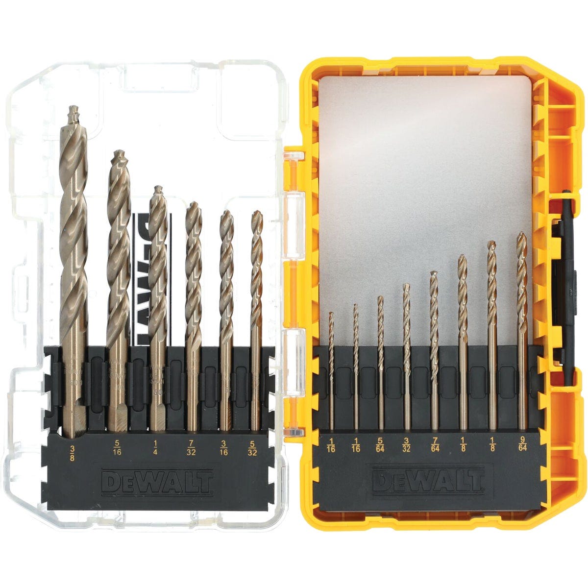DEWALT 14-Piece Cobalt Drill Bit Set, 1/16 In. thru 3/8 In. - photo 4