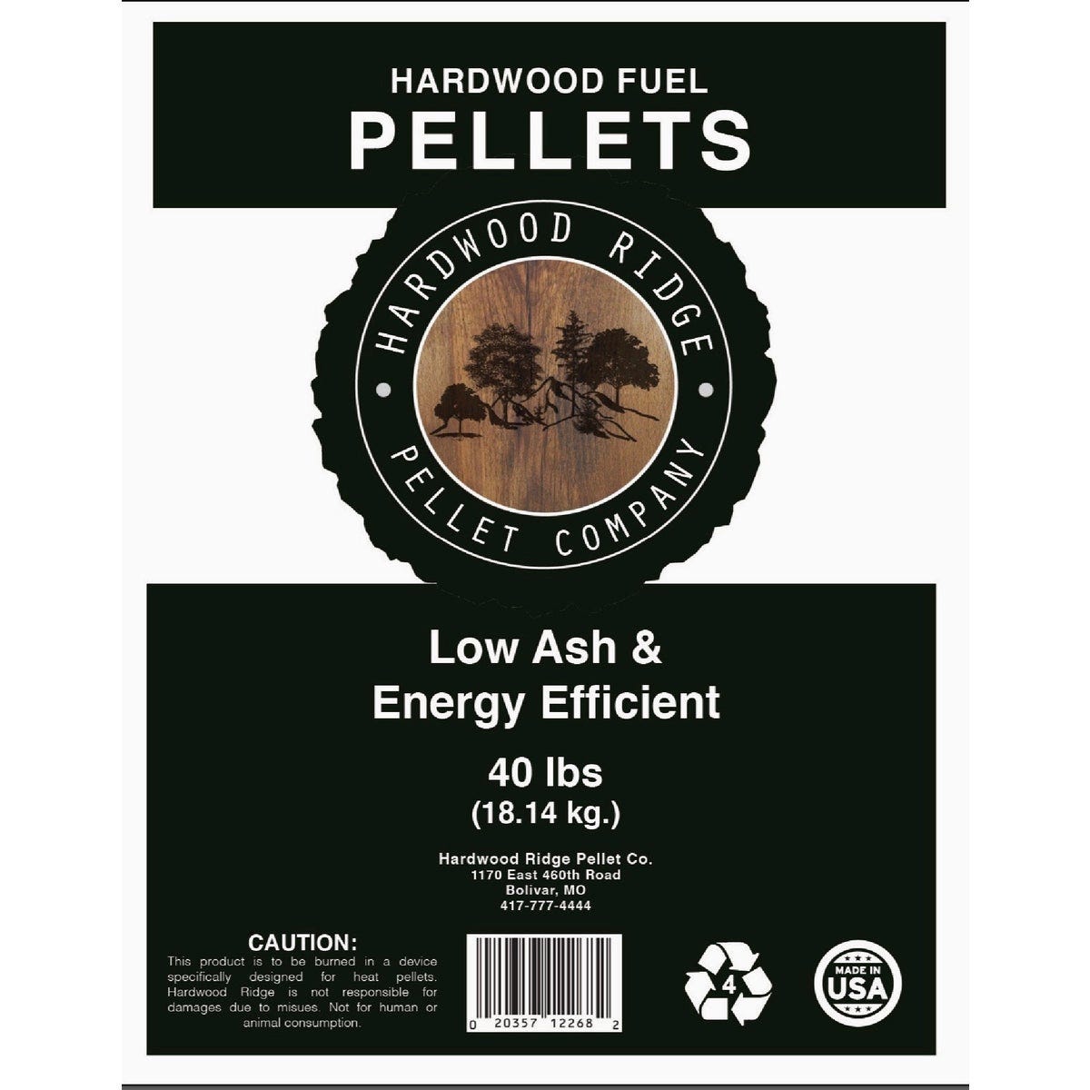 Hardwood Ridge Pellet 40 Lb. Hardwood Pellet Fuel