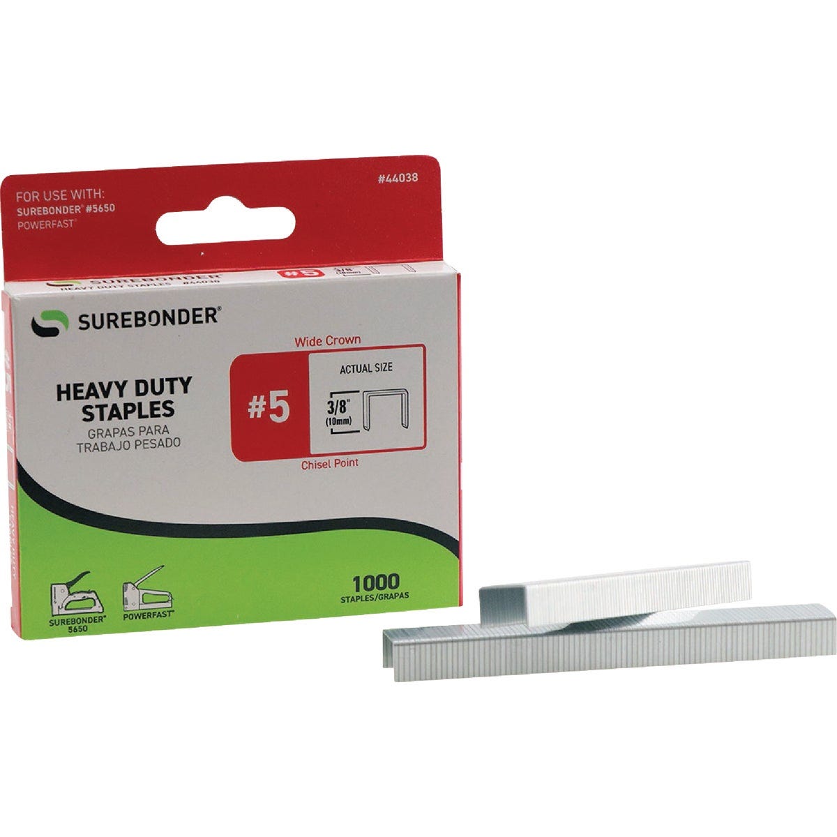 Surebonder 3/8 In. Wide Crown Staple (1000-Pack) - photo 2 Surebonder 3/8 In. Wide Crown Staple (1000-Pack) - photo 2