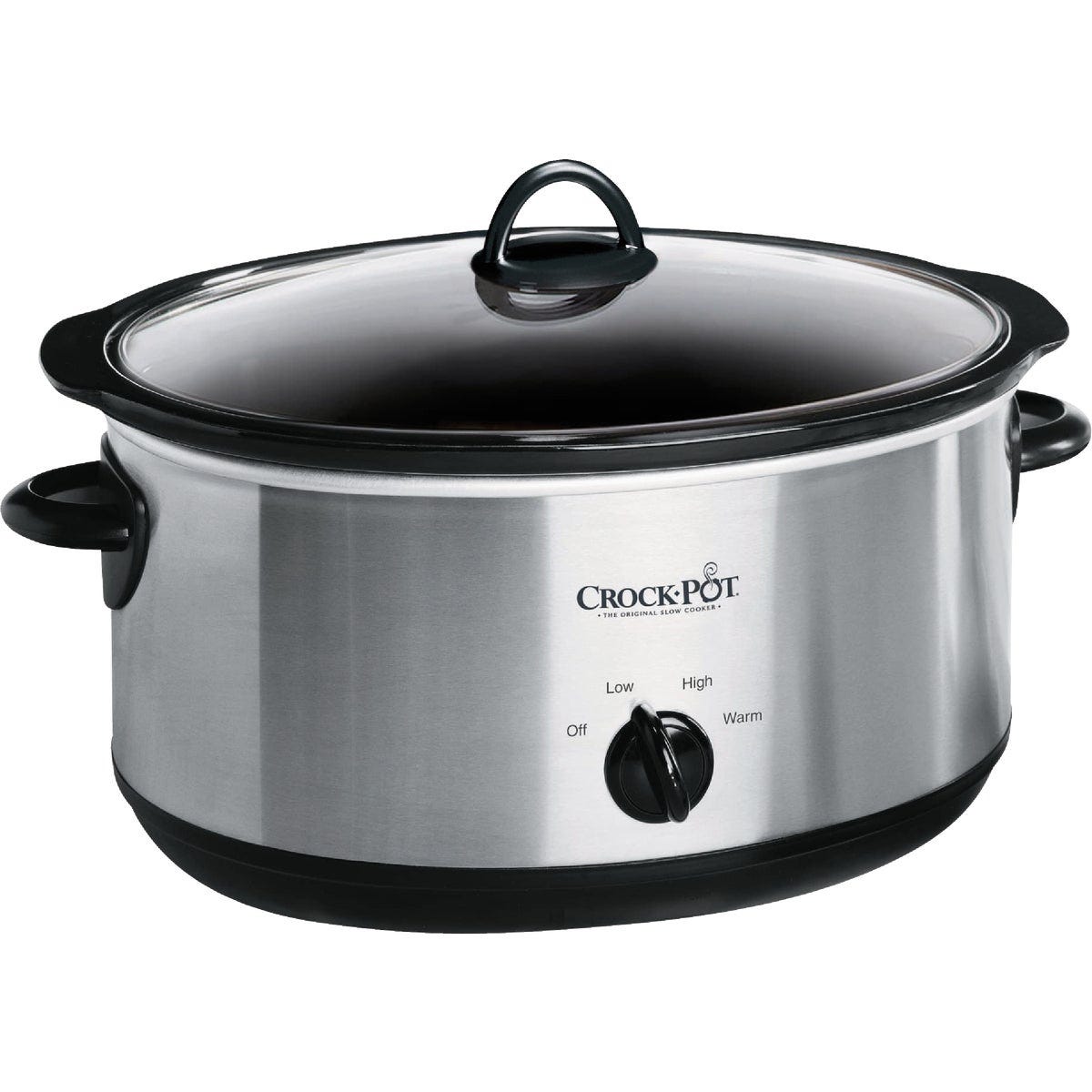 Crock-Pot 7 Qt. Stainless Steel Manual Slow Cooker Crock-Pot 7 Qt. Stainless Steel Manual Slow Cooker