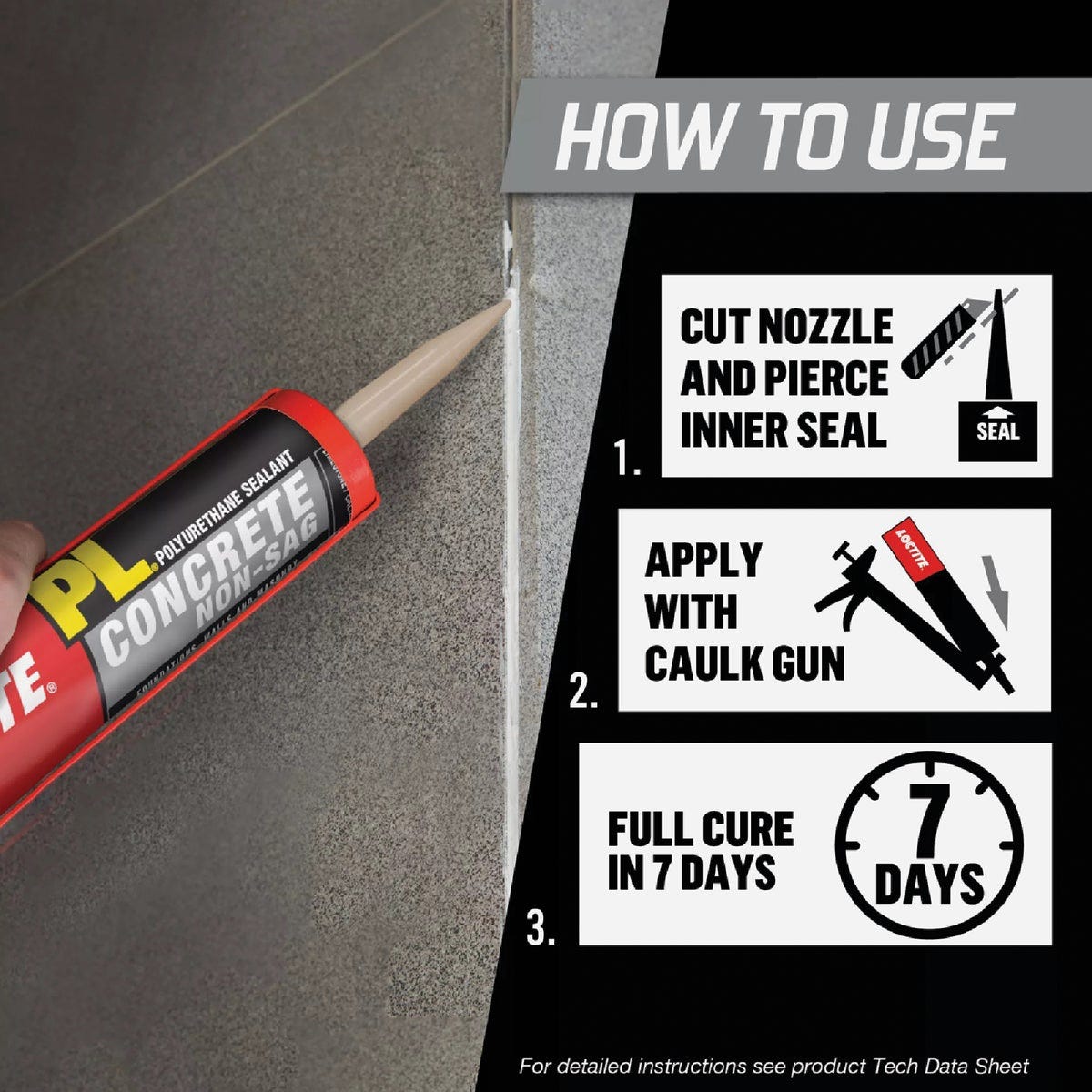 Loctite PL 10 Oz. Concrete Non-Sag Limestone Polyurethane Sealant - photo 4 Loctite PL 10 Oz. Concrete Non-Sag Limestone Polyurethane Sealant - photo 4