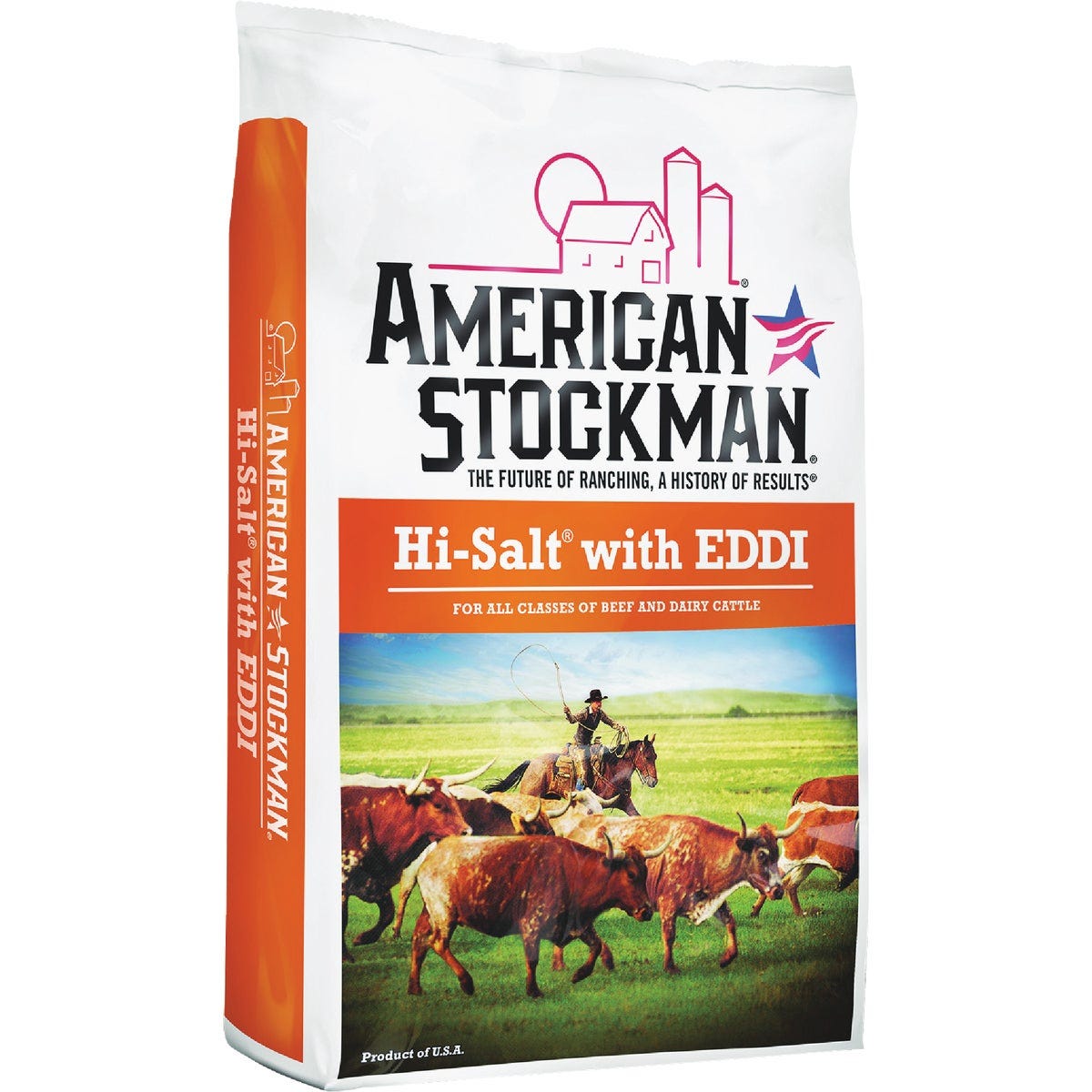 American Stockman Hi-Salt with EDDI 50 Lb. Trace Mineral Salt American Stockman Hi-Salt with EDDI 50 Lb. Trace Mineral Salt