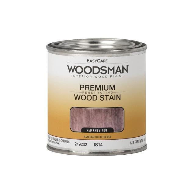 EasyCare Woodsman Red Chestnut Oil Base Interior Stain, 1/2 Pt. EasyCare Woodsman Red Chestnut Oil Base Interior Stain, 1/2 Pt.