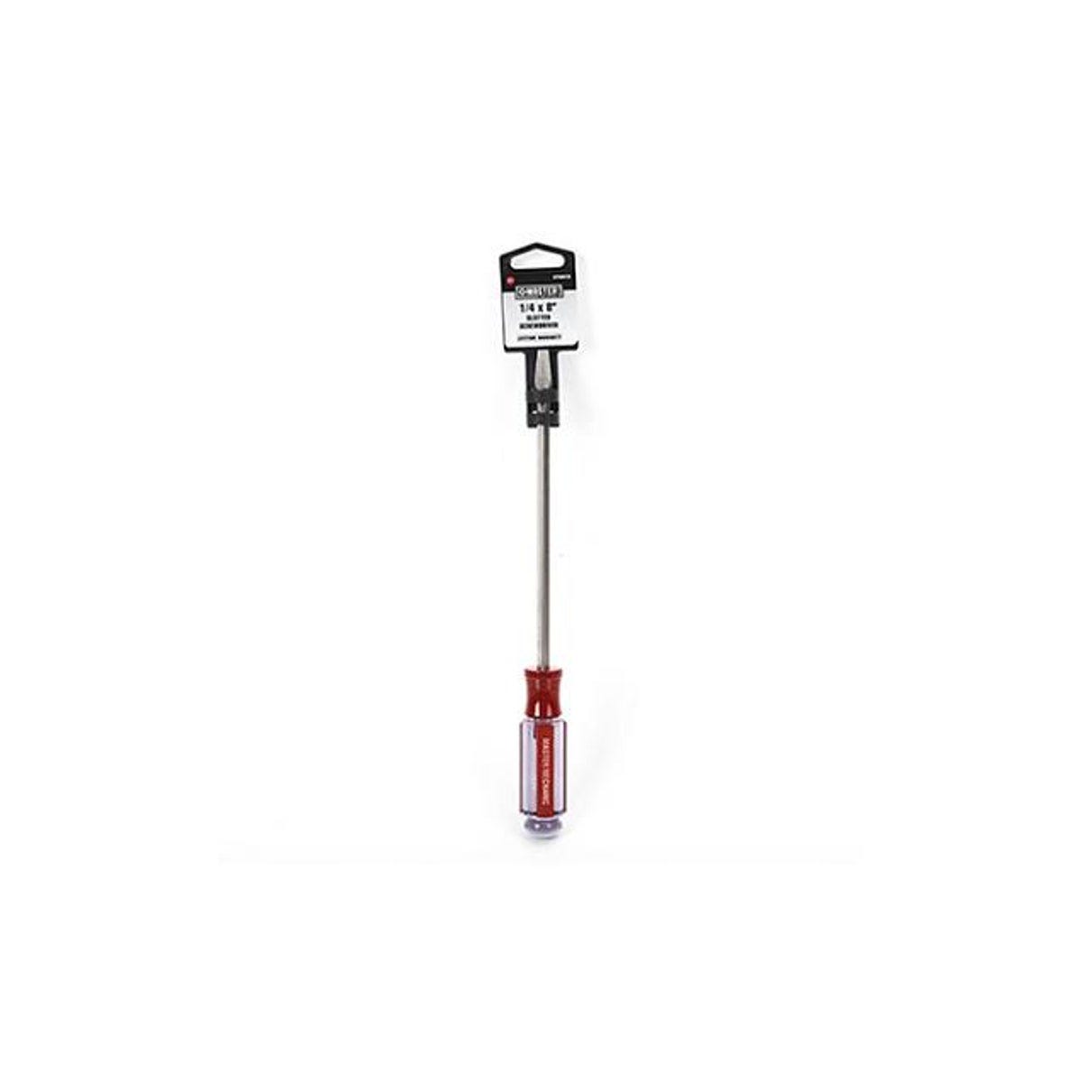 Master Mechanic 1/4 x 8 In. Slotted Screwdriver