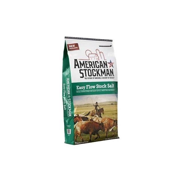 American Stockman 50 Lb. Easy Flow Evaporated Ag Salt American Stockman 50 Lb. Easy Flow Evaporated Ag Salt