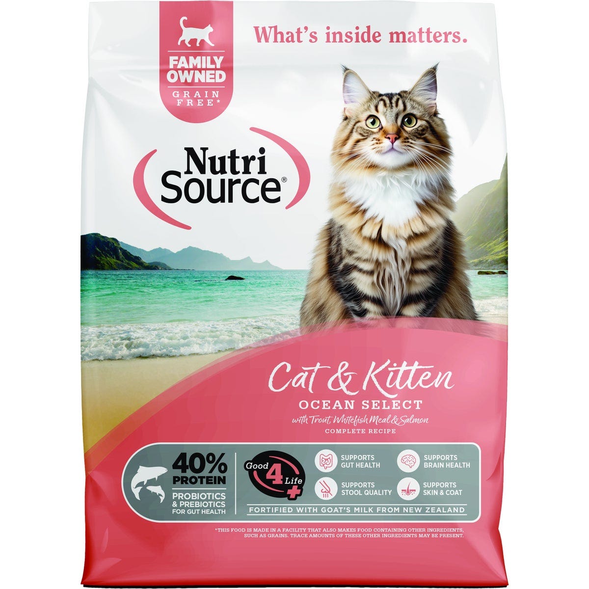 NutriSource 4 Lb. Ocean Select Recipe Grain Free Cat Food | True Value ...