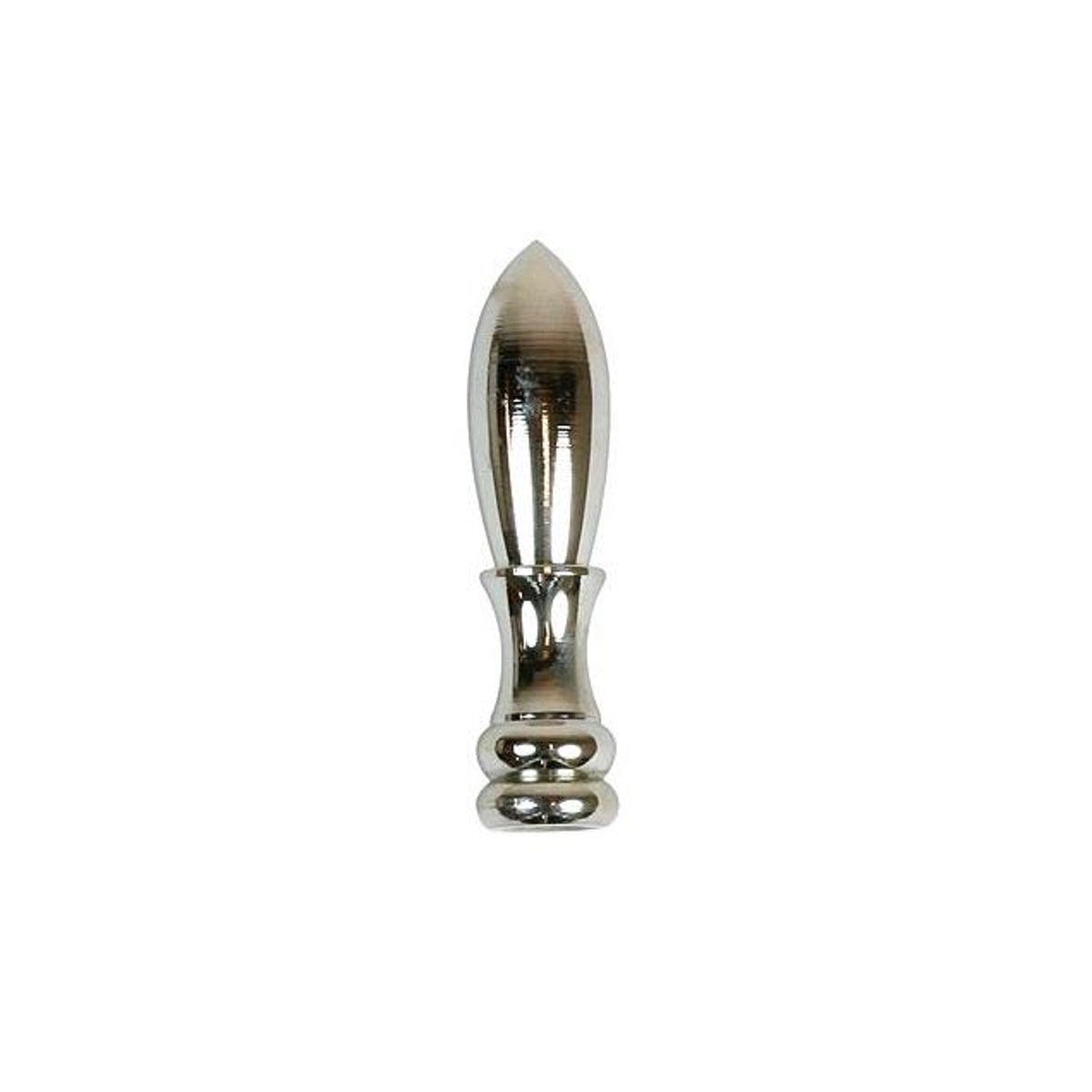 Jandorf 2 In. Nickel Finish Bullet Lamp Finial