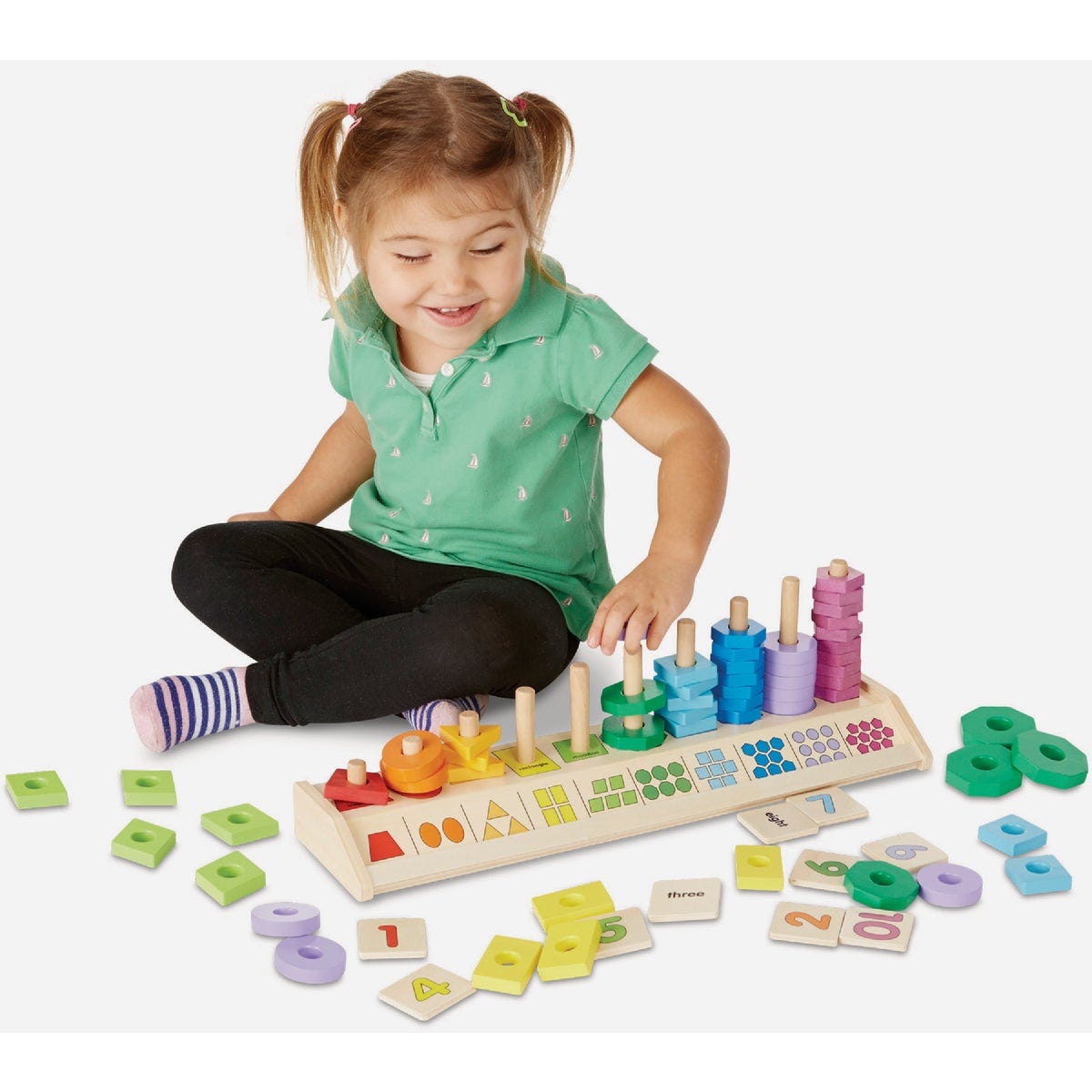 Melissa & Doug Counting Shape Stacker - photo 2