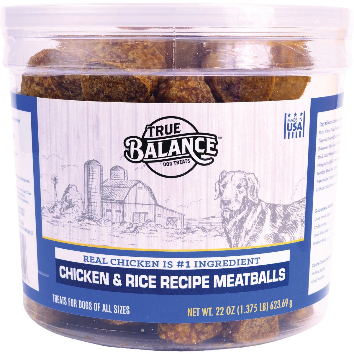 True Balance 22 Oz. Chicken/Rice Meatball Dog Treats - photo 2 True Balance 22 Oz. Chicken/Rice Meatball Dog Treats - photo 2