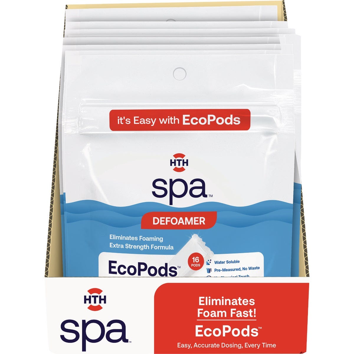 HTH Spa Defoamer EcoPods (4-Pack) HTH Spa Defoamer EcoPods (4-Pack)