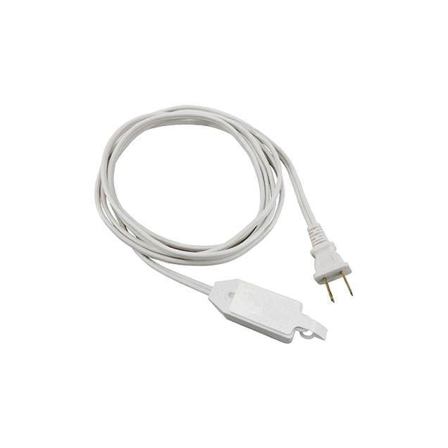 Master Electrician 15 Ft. 16/2 SPT-2 White Polarized Cube Tap Extension Cord