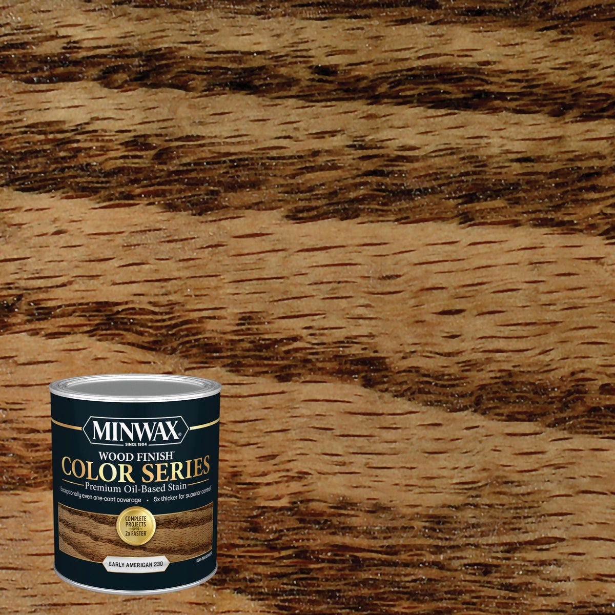 Minwax Wood Finish Color Series Oil-Based Stain, Early American, 1 Qt. Minwax Wood Finish Color Series Oil-Based Stain, Early American, 1 Qt.