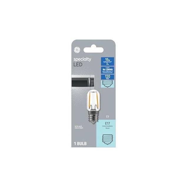 GE 2W 170 Lumens Warm White Frosted LED Light Bulb