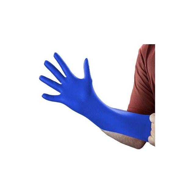 Gloveworks 100-Ct. Large Royal Blue Heavy-Duty Nitrile Work Gloves - photo 4 Gloveworks 100-Ct. Large Royal Blue Heavy-Duty Nitrile Work Gloves - photo 4