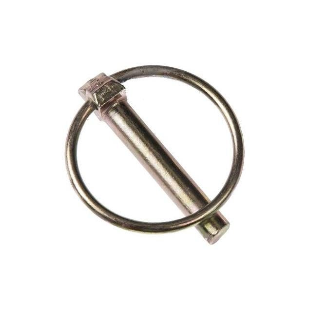Double HH 3/16 In. x 1-1/8 In. Category 0 Yellow Zinc-Plated Lynch Pin (2-Pack) Double HH 3/16 In. x 1-1/8 In. Category 0 Yellow Zinc-Plated Lynch Pin (2-Pack)