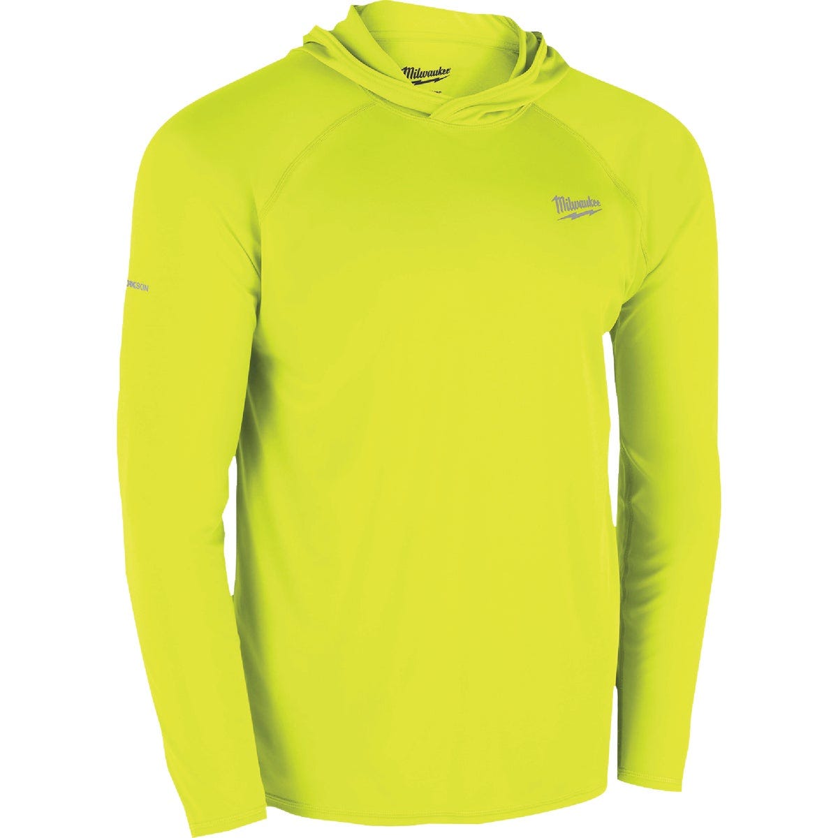 Milwaukee WORKSKIN Men's XL Yellow Hooded Sun Shirt