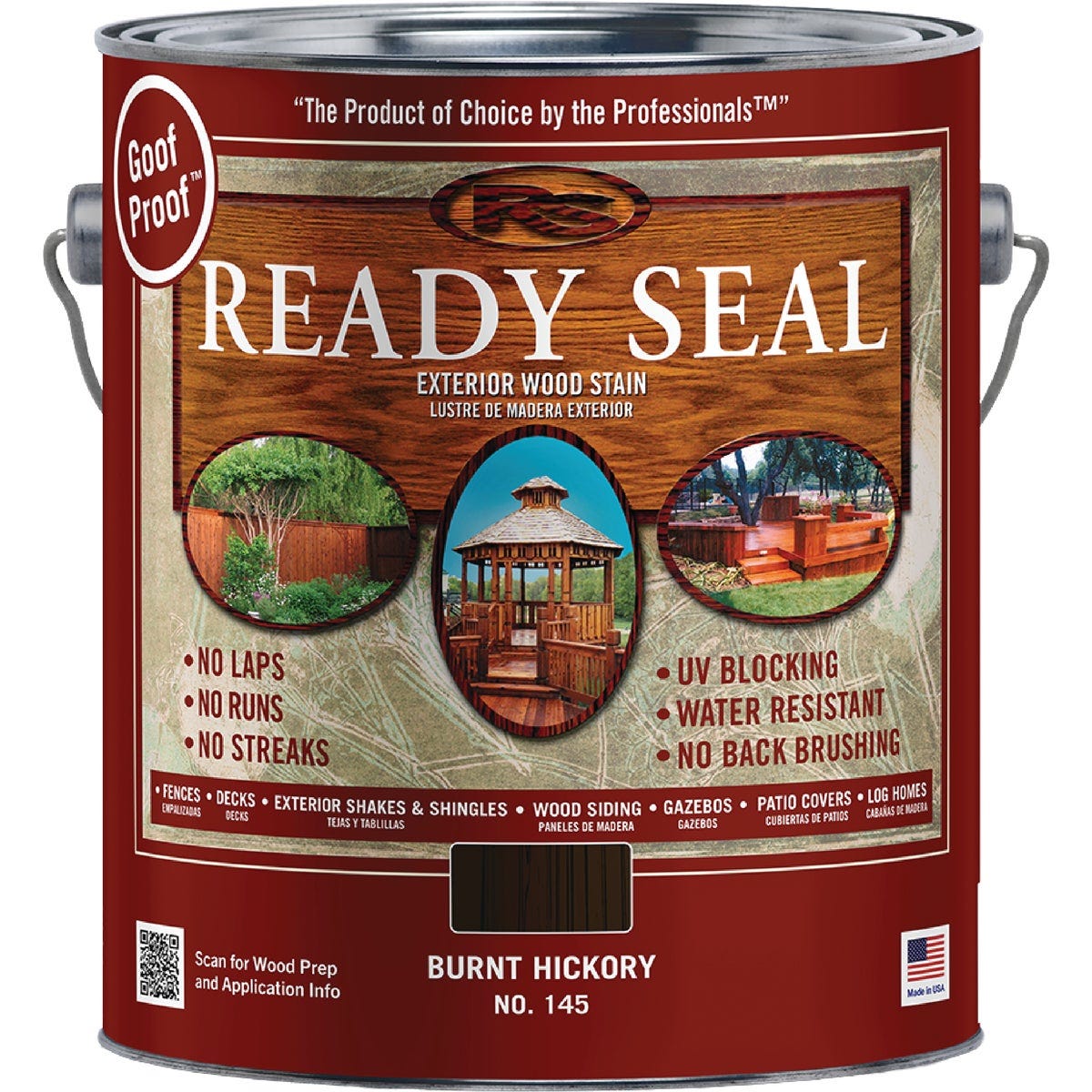 Ready Seal 145 Exterior Wood Stain and Sealer, Burnt Hickory, 1 Gal. - photo 2 Ready Seal 145 Exterior Wood Stain and Sealer, Burnt Hickory, 1 Gal. - photo 2