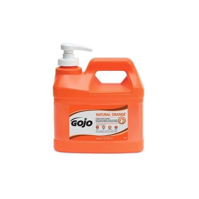 Gojo Natural Orange Hand Cleaner/Lotion with Pumice