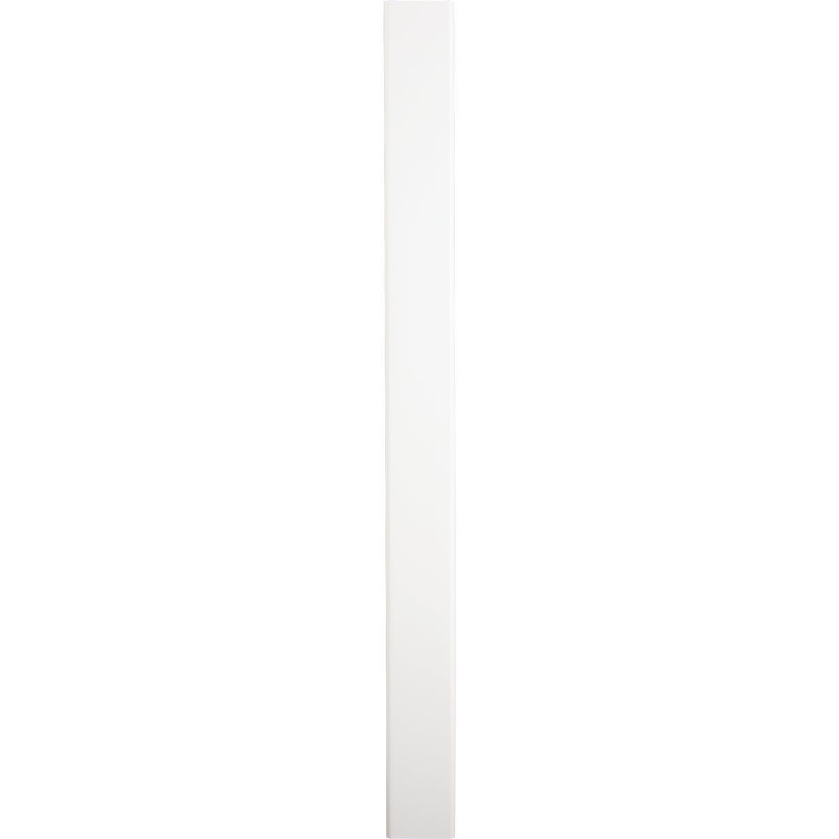 5 In. x 5 In. x 60 In. White Vinyl 2-Rail Fence Line Post - photo 3