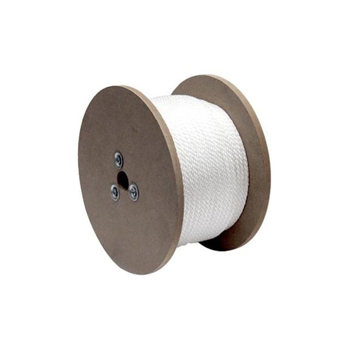 Richelieu 3/8 In. x 400 Ft. White Solid Braided Nylon Rope