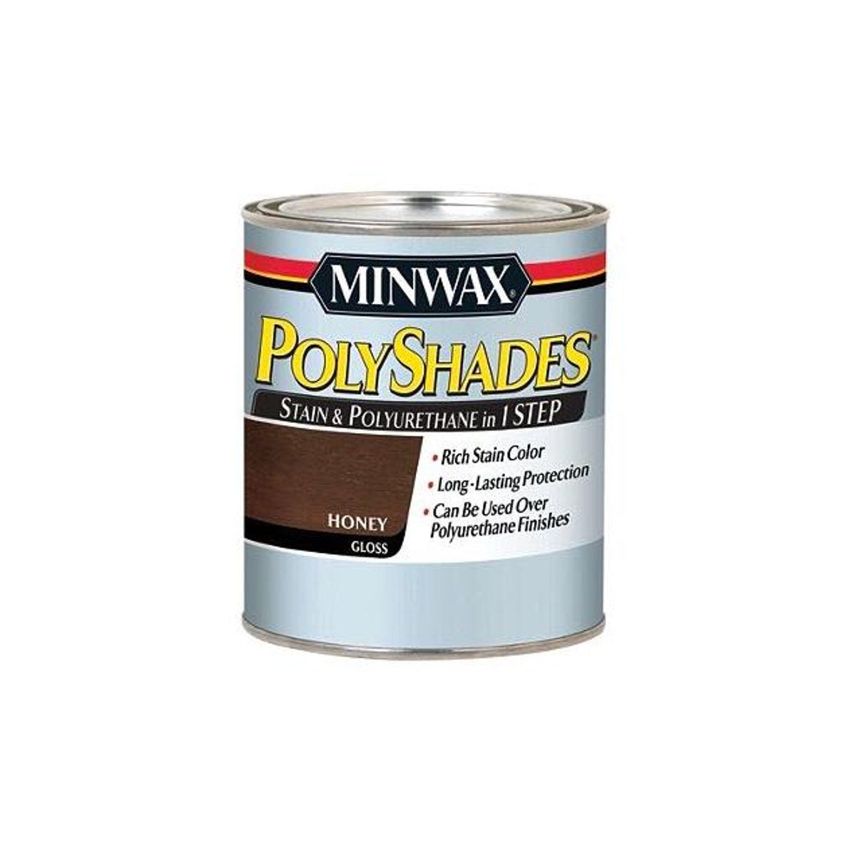 Minwax Polyshades 1/2 Pt. Gloss Stain & Finish Polyurethane In 1-Step, Honey - photo 2