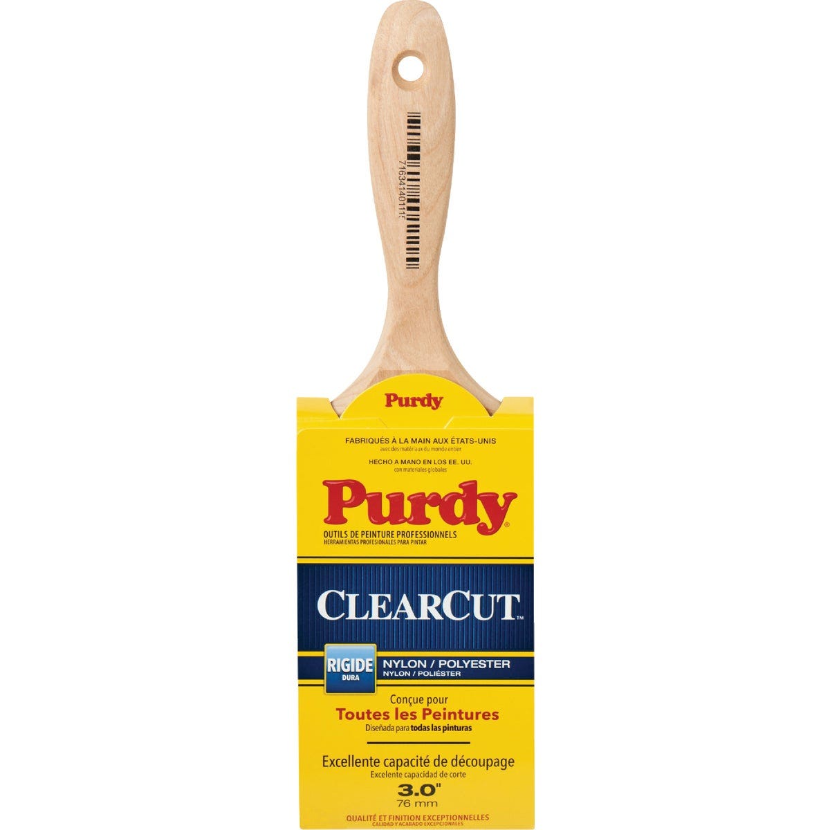 Purdy Clearcut Sprig 3 In. Flat Wall Stiff Paint Brush - photo 2 Purdy Clearcut Sprig 3 In. Flat Wall Stiff Paint Brush - photo 2