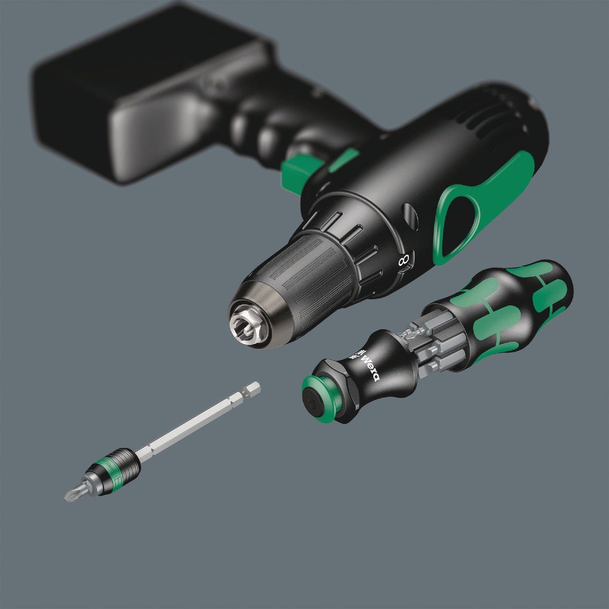 Wera Kraftform Kompakt 26 Multibit Screwdriver Set with Pouch (7-Piece) - photo 3