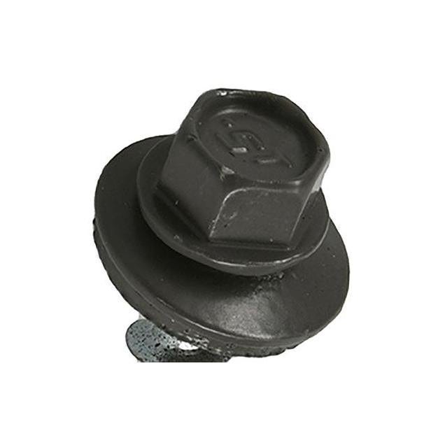 Hillman Power Pro #10 x 1 In. 250-Ct. Charcoal Gray Metal to Wood Self-Drilling Roofing Screws Hillman Power Pro #10 x 1 In. 250-Ct. Charcoal Gray Metal to Wood Self-Drilling Roofing Screws