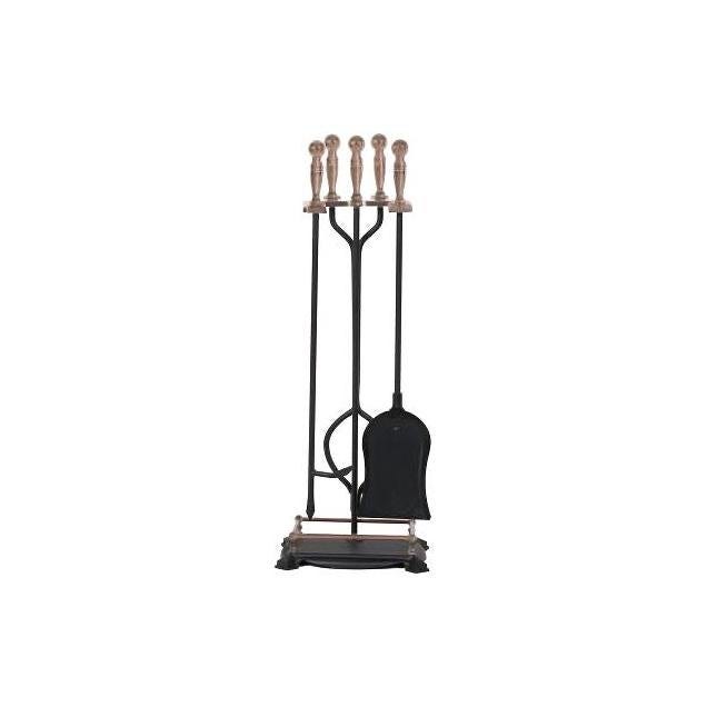 Panacea Products Fireplace Tool Set, Antique Brass (5-Piece) Panacea Products Fireplace Tool Set, Antique Brass (5-Piece)