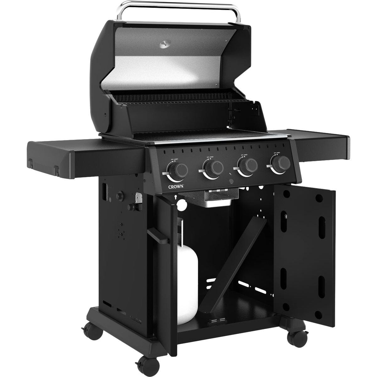Broil King Crown 420 Shadow 4-Burner Black 40,000 BTU LP Gas Grill - photo 2