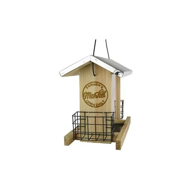 Natures Way Cedar 3 Qt. Rustic Bird Feeder Natures Way Cedar 3 Qt. Rustic Bird Feeder