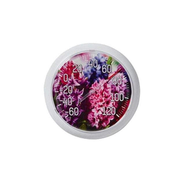 Taylor 8.5 In. Round Floral Thermometer Taylor 8.5 In. Round Floral Thermometer