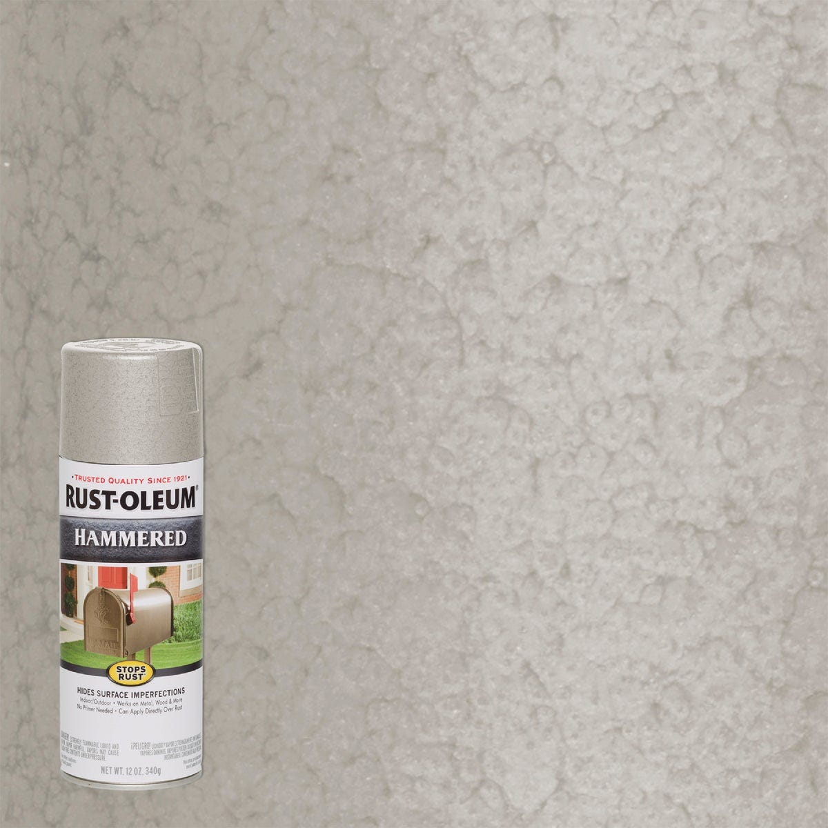 Rust-Oleum Stops Rust White 12 Oz. Hammered Spray Paint Rust-Oleum Stops Rust White 12 Oz. Hammered Spray Paint