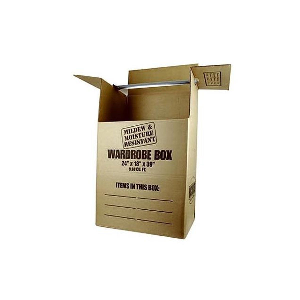 PackRite 24 In. x 18 In. x 39 In. Wardrobe Moving Box