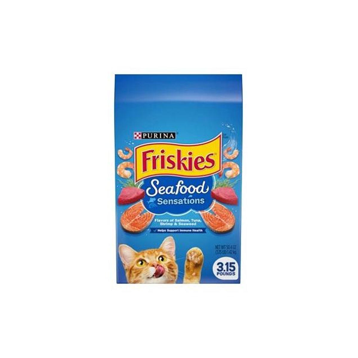Purina Friskies 3.15 Lb. Seafood Sensations Dry Cat Food Purina Friskies 3.15 Lb. Seafood Sensations Dry Cat Food