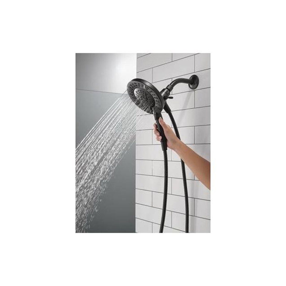 Delta In2ition Matte Black 5-Spray 2-In-1 Shower Head - photo 3