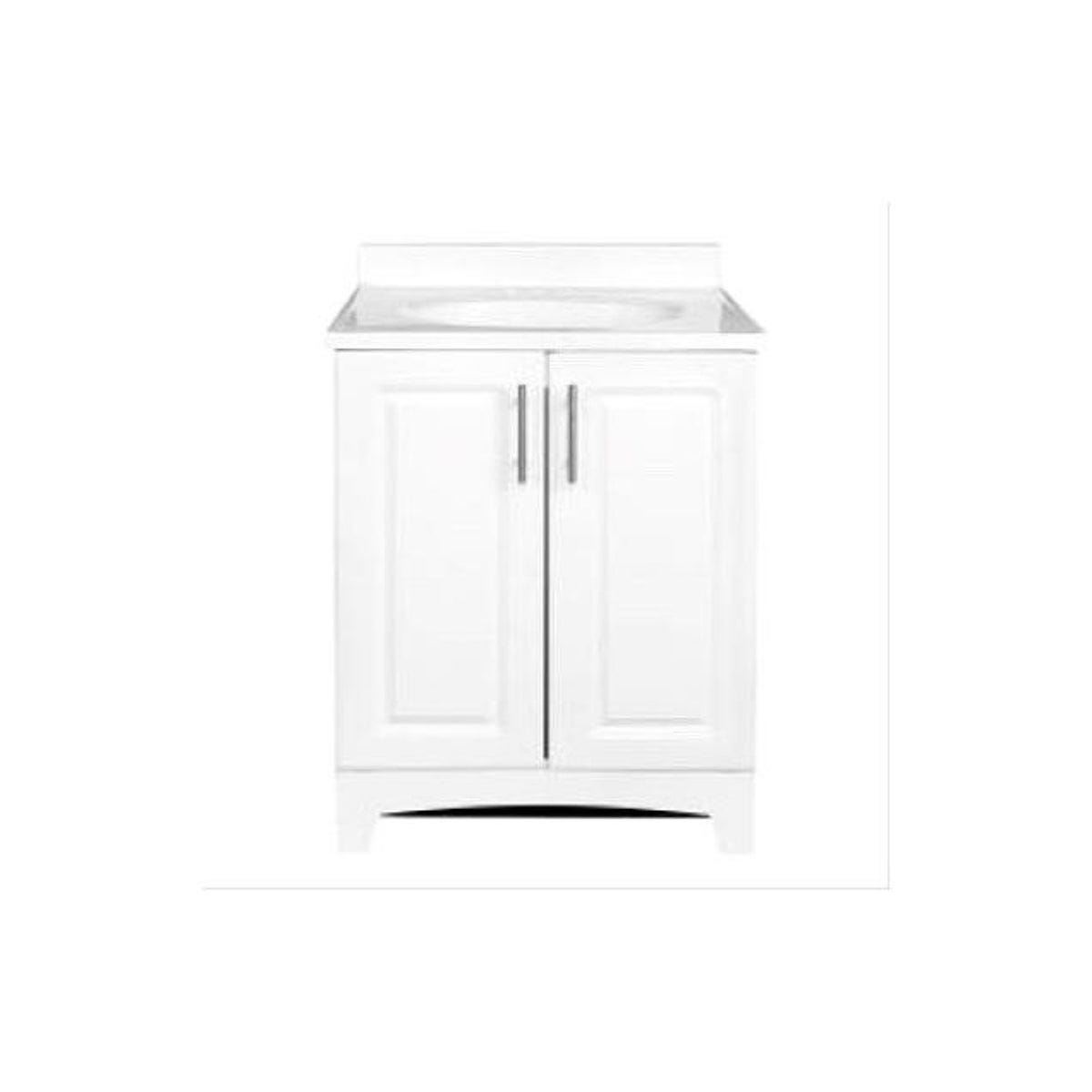 Royal Cabinets White Finish Whitter Vanity Combo Royal Cabinets White Finish Whitter Vanity Combo