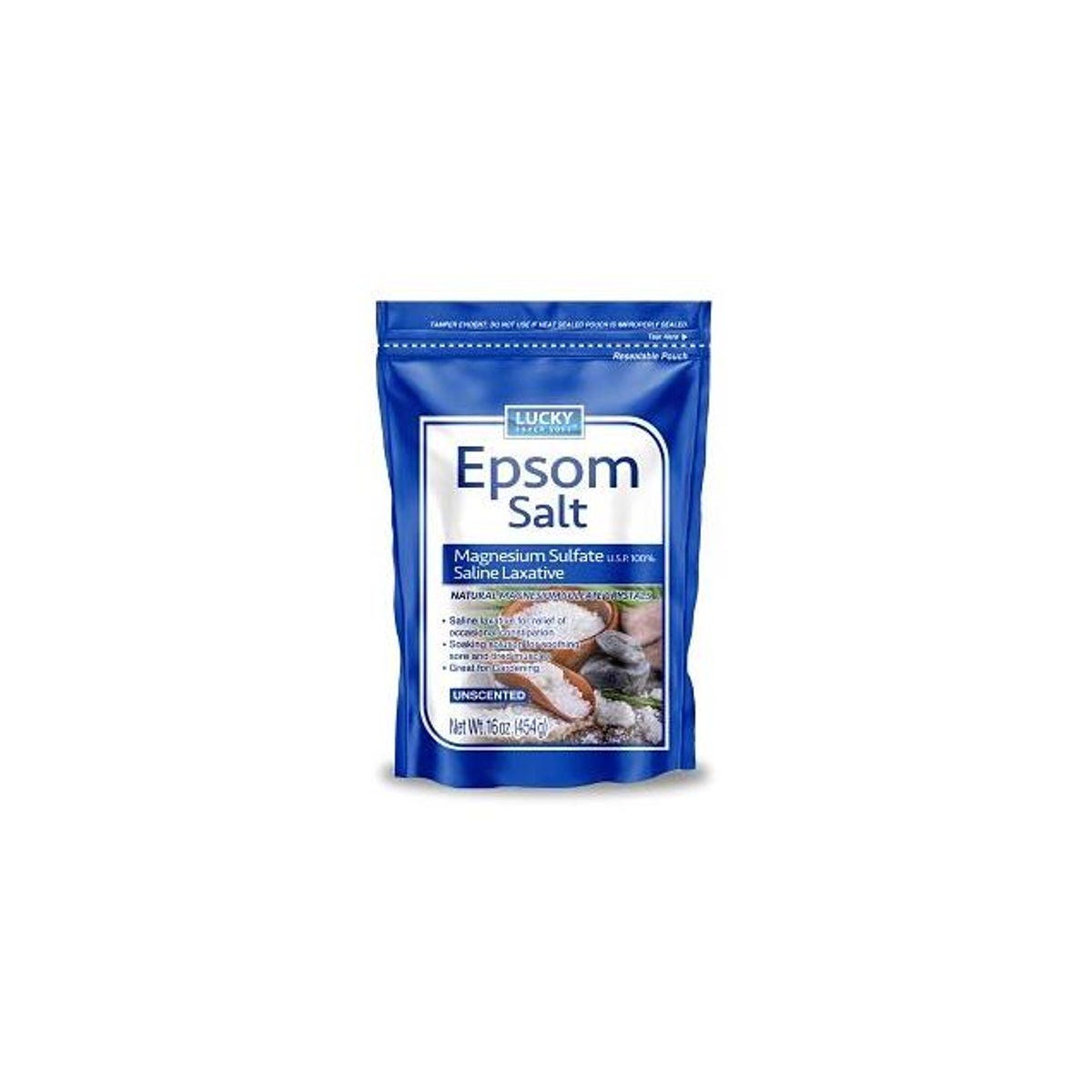 Lucky Super Soft 16 Oz. Magnesium Sulfate U.S.P. Epsom Salt