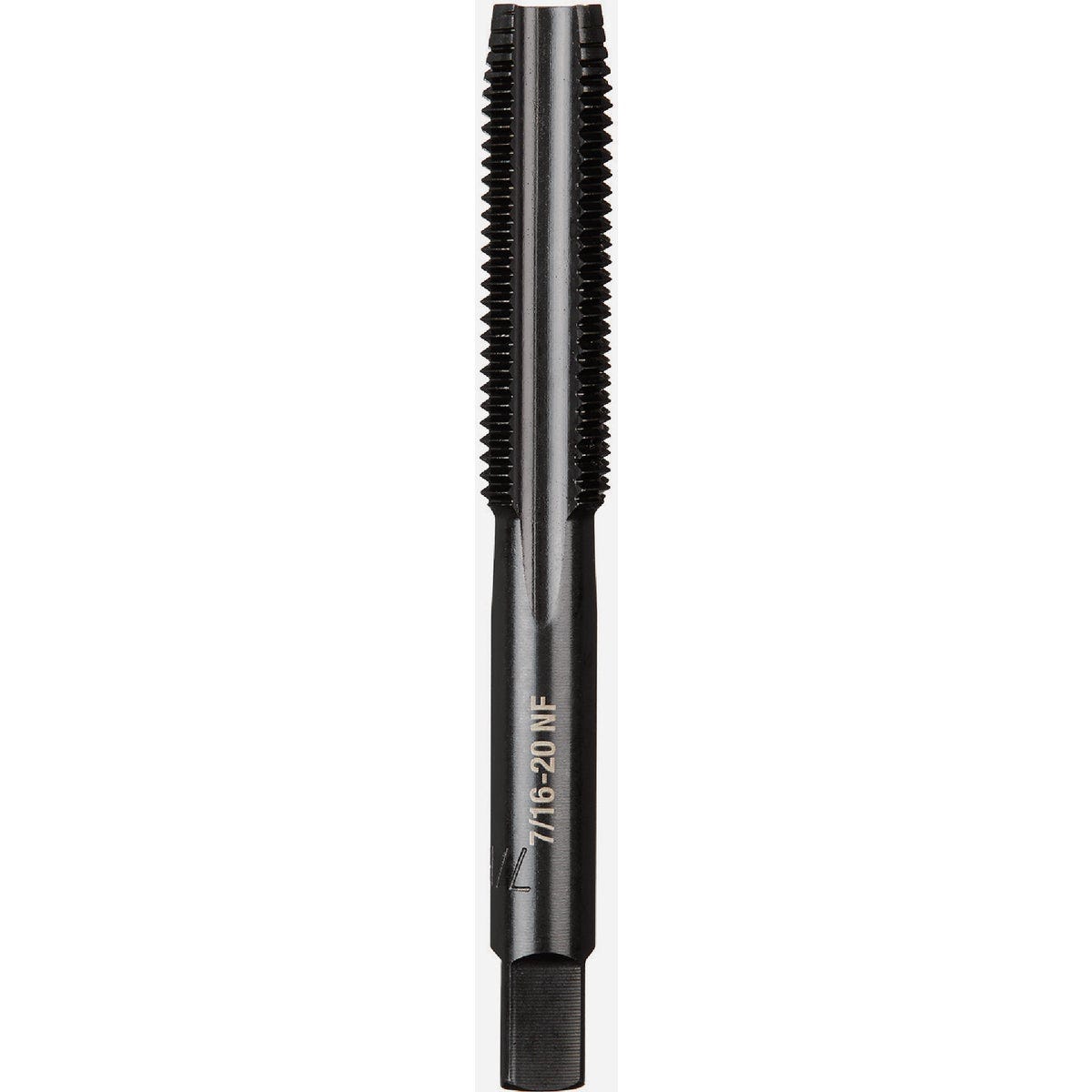 Milwaukee 7/16"-20 NF Straight Flute Plug Tap Milwaukee 7/16"-20 NF Straight Flute Plug Tap
