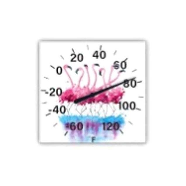 Taylor Flamingo Square Thermometer Taylor Flamingo Square Thermometer