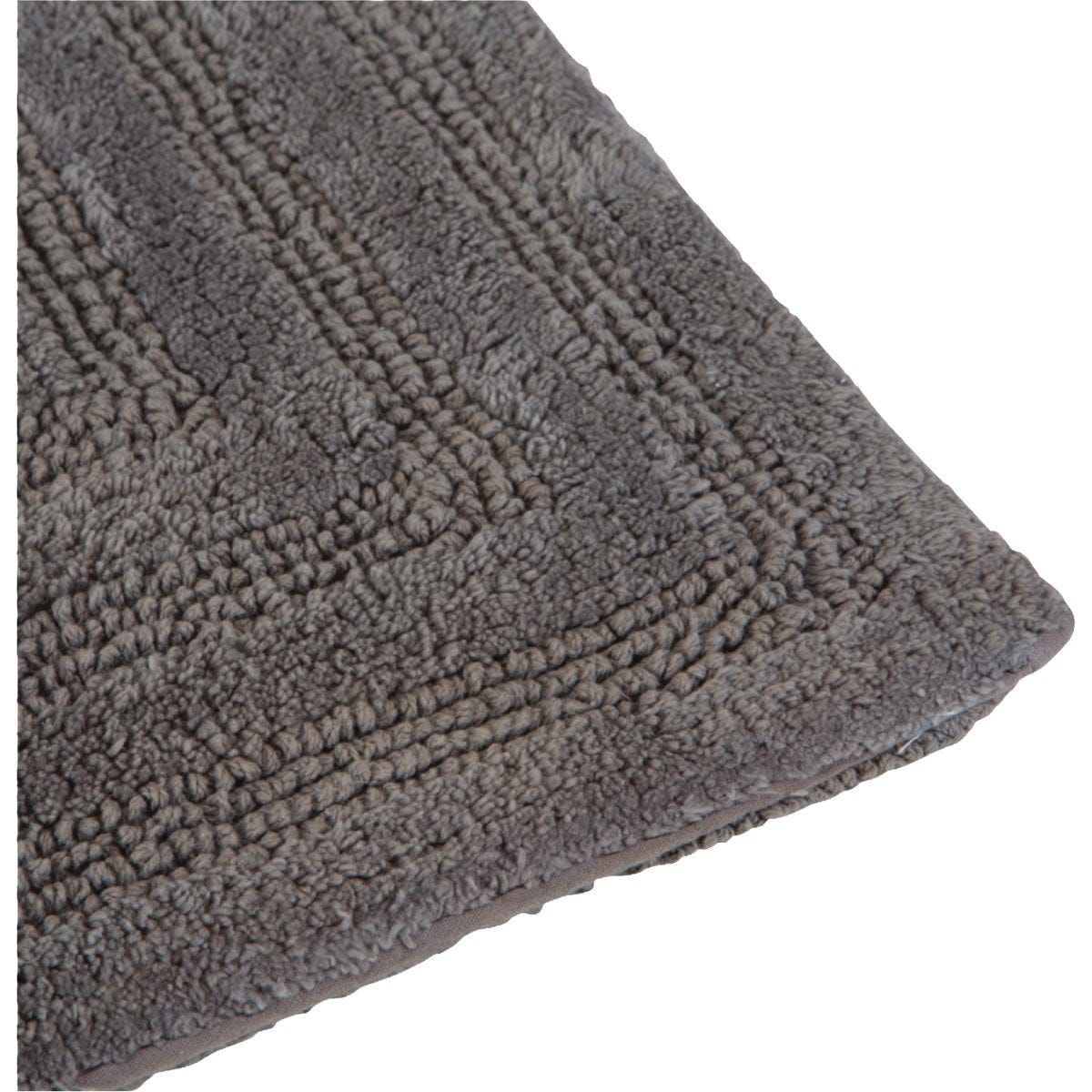 Moda At Home 20 In. x 30 In. Grey Amera Reversible Bathmat - photo 3 Moda At Home 20 In. x 30 In. Grey Amera Reversible Bathmat - photo 3