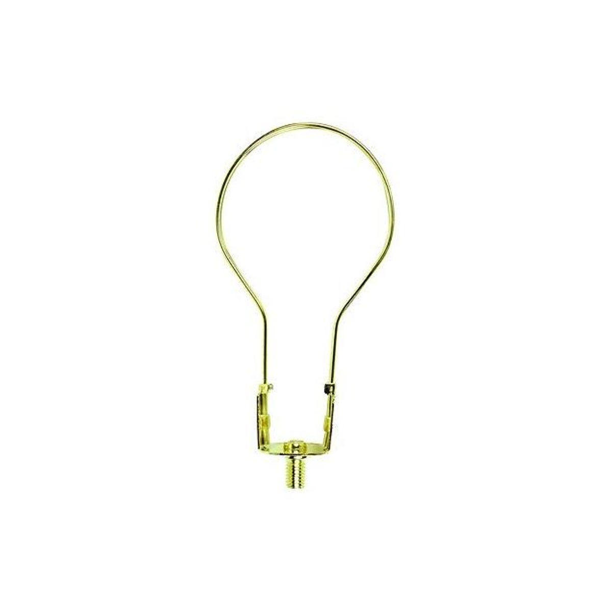 Jandorf Brass Finish Clip-On Lamp Shade Adapter