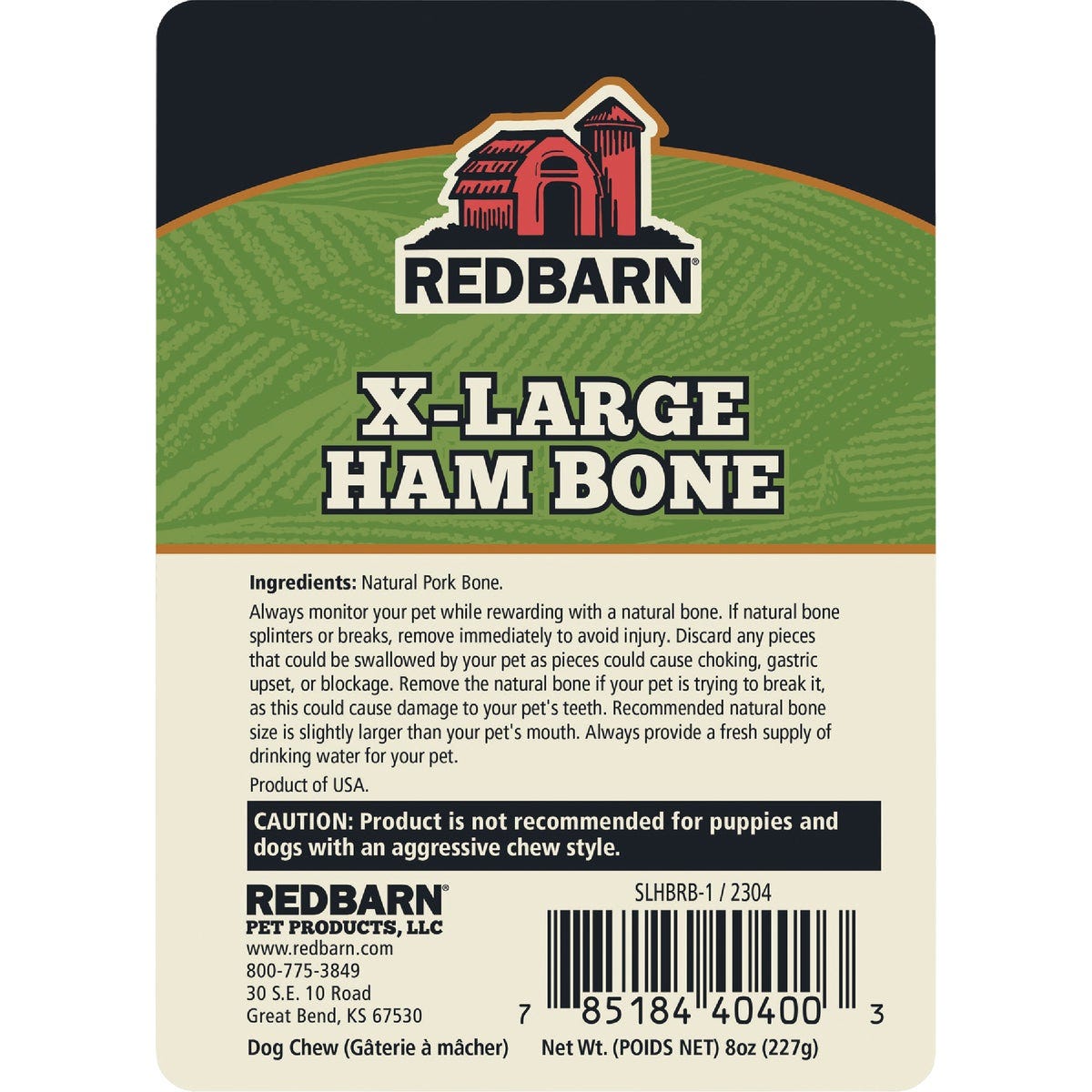 Redbarn XL Ham Bone Dog Treat - photo 3
