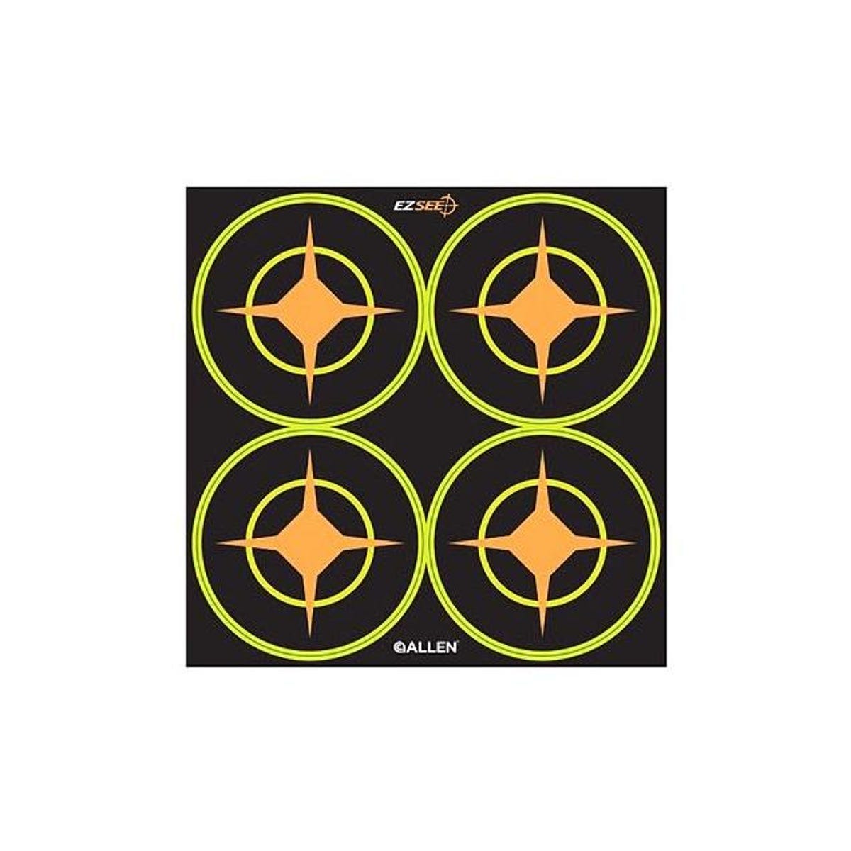 Allen 3 In. Black Adhesive EZ See Aiming Dots (12-Sheet)