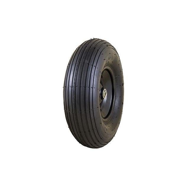 Marathon 4.0 - 6 In. Easy Fit Pneumatic Wheelbarrow Tire & Wheel Assembly