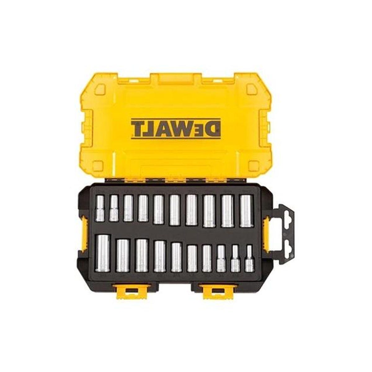 DeWalt 3/8 In. Drive SAE/Metric Deep Socket Set DeWalt 3/8 In. Drive SAE/Metric Deep Socket Set